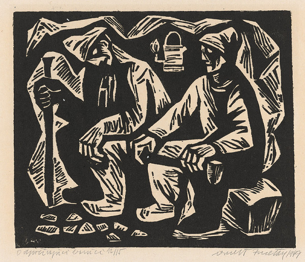 Ernest Zmeták – Odpočívajúci baníci 