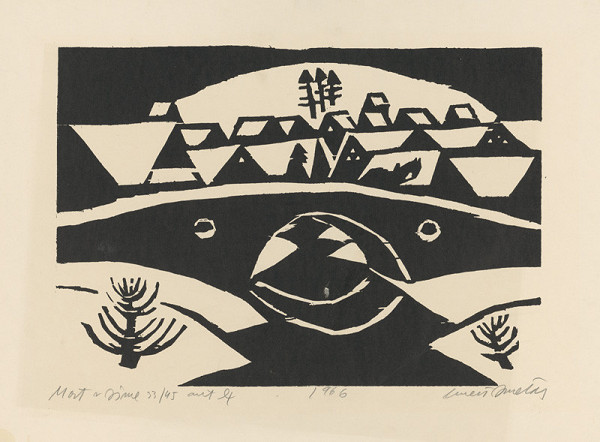 Ernest Zmeták – Most v zime 