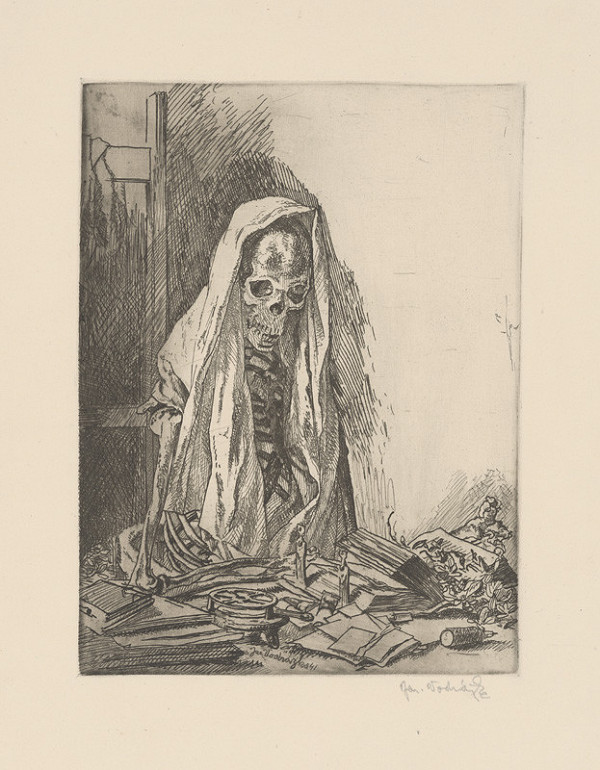 Jaroslav Vodrážka – Kostlivec v ateliéri