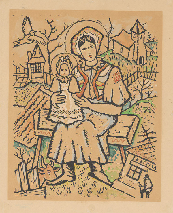 Ľudovít Fulla – Madona 