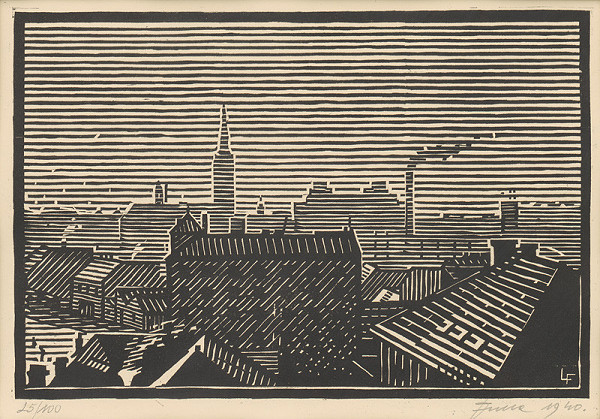 Ľudovít Fulla – Svitanie v Bratislave 