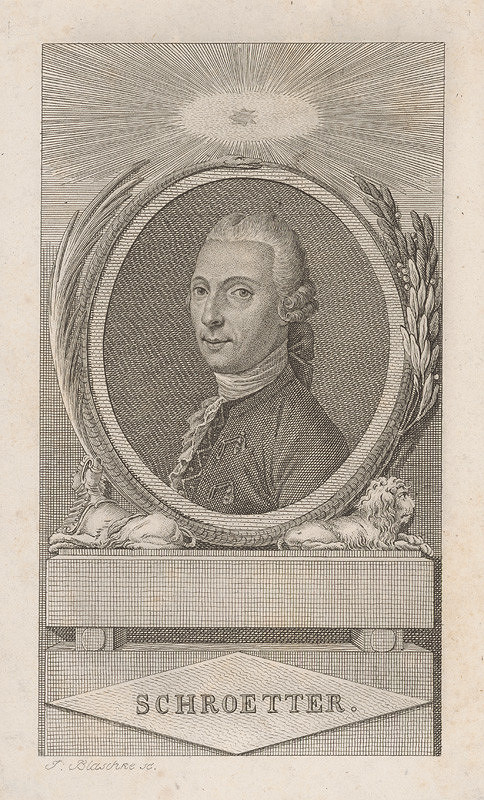 János Blaschke – Podobizen Schroettera 