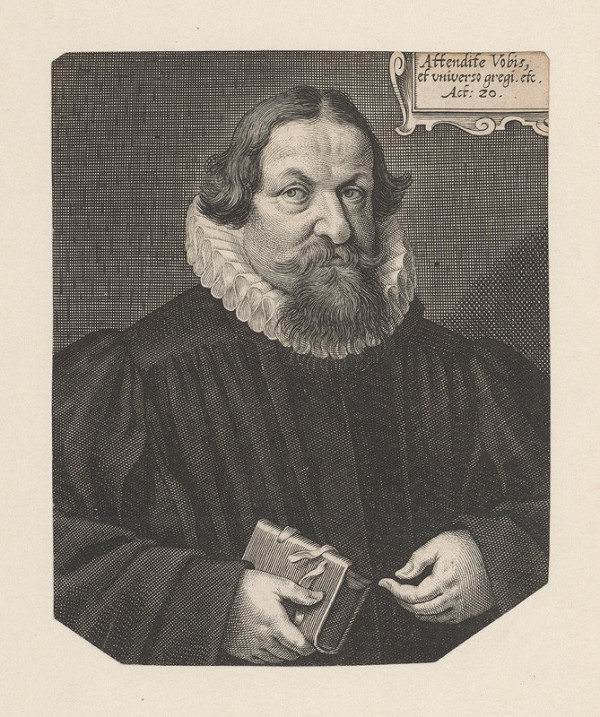 Lucas Kilian – Podobizeň muža s knihou v pravej ruke 