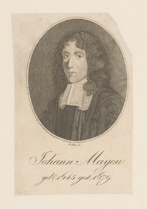 Eduard Ritter – Podobizeň Johanna Mayoua 