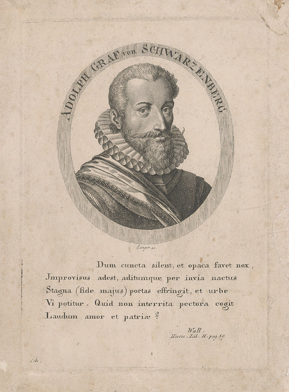 Sebastian Langer – Podobizeň grófa Adolfa Schwarzenberga 