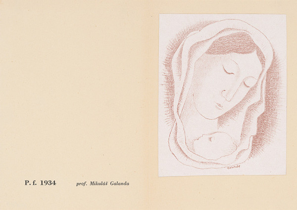 Mikuláš Galanda – Novoročenka 1934 