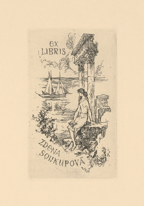 Jaroslav Vodrážka – Ex libris Zdena Soukupová 