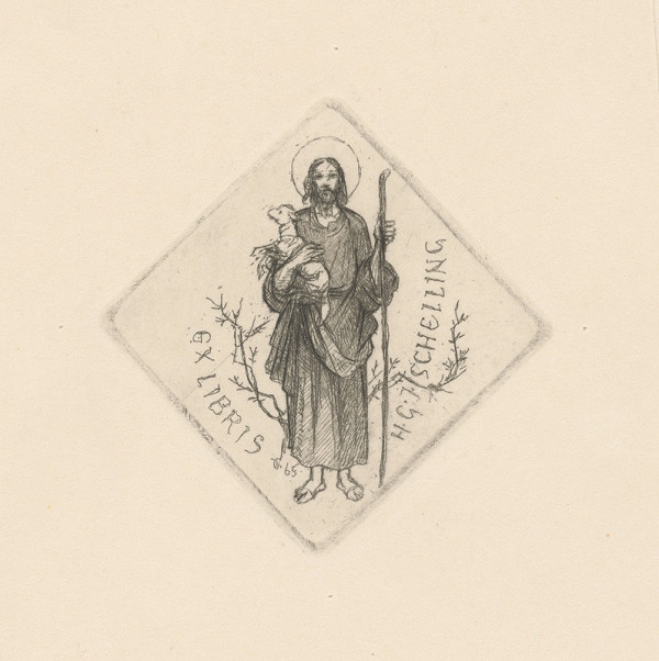 Jaroslav Vodrážka – Ex libris H.G.J. Schelling 
