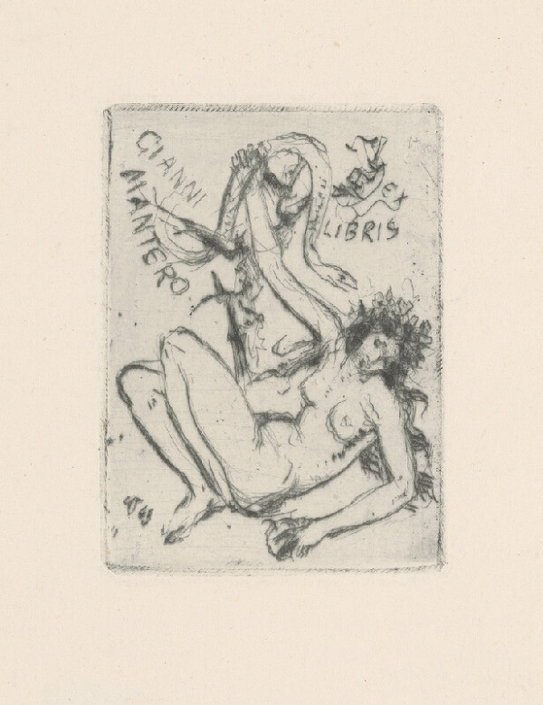 Jaroslav Vodrážka – Ex libris Gianni Mantero 