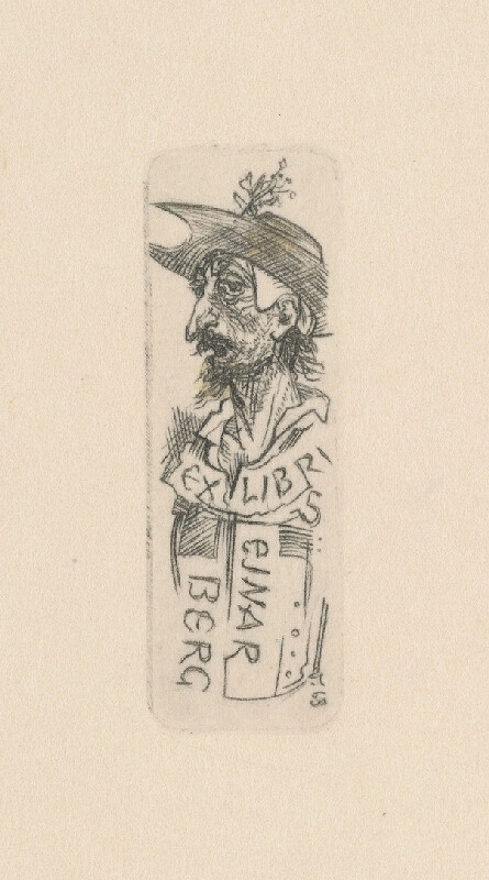 Jaroslav Vodrážka – Ex libris Ejnar Berg 