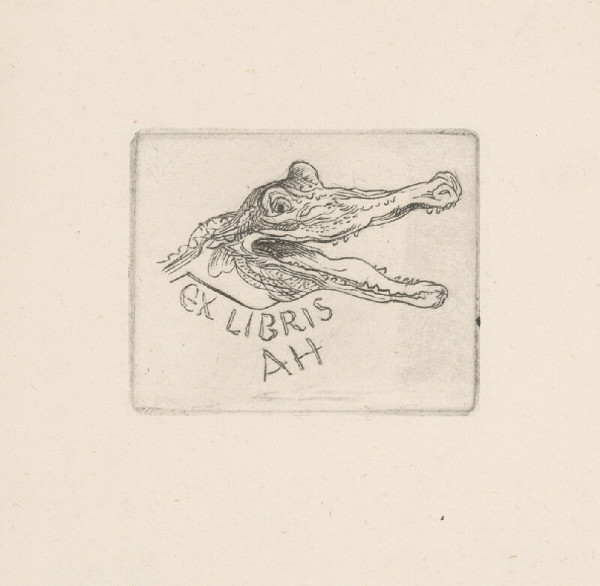 Jaroslav Vodrážka – Ex libris AH 