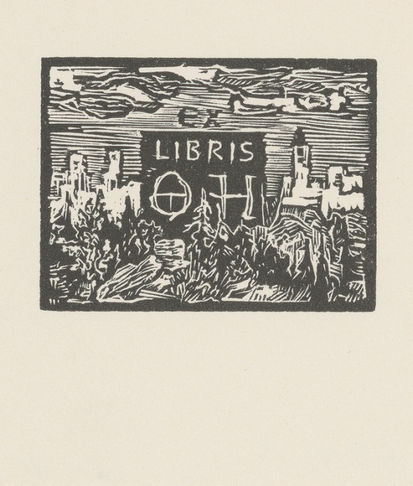 Jaroslav Vodrážka – Ex libris OH 