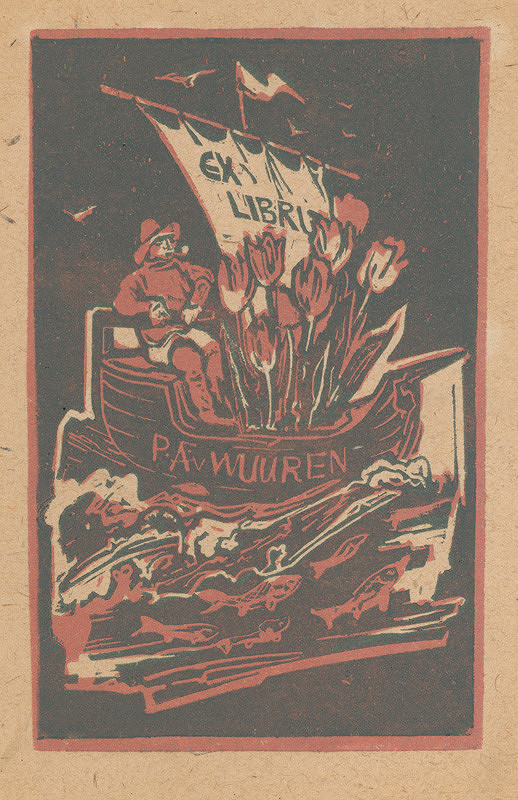 Jaroslav Vodrážka – Ex libris P.Av.Wuuren 