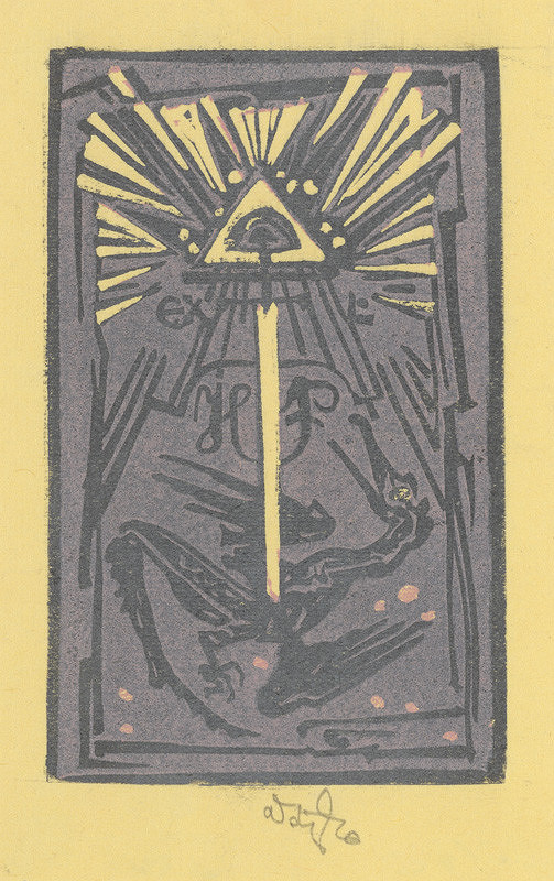 Jaroslav Vodrážka – Ex libris HF