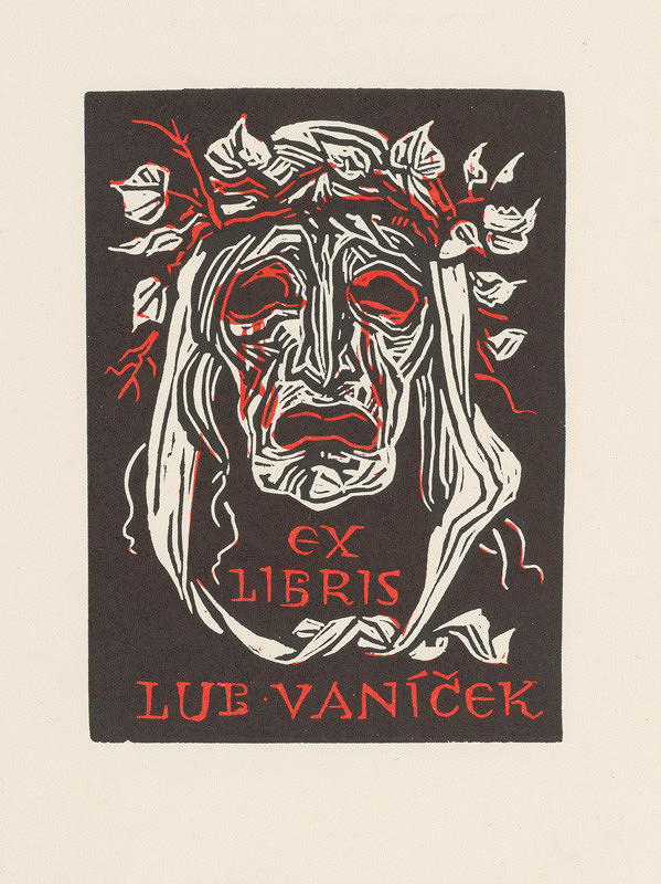 Jaroslav Vodrážka – Ex libris Lub. Vaníček