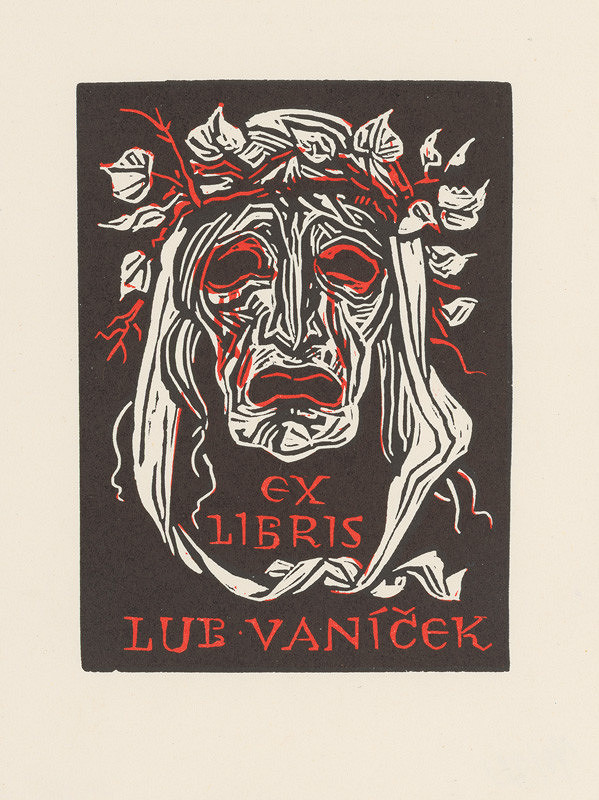 Jaroslav Vodrážka – Ex libris Lub. Vaníček 