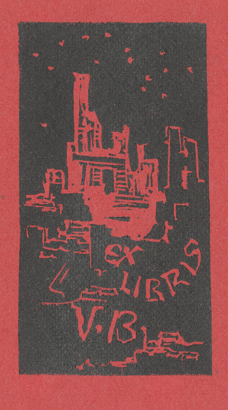 Jaroslav Vodrážka – Ex libris V.B.