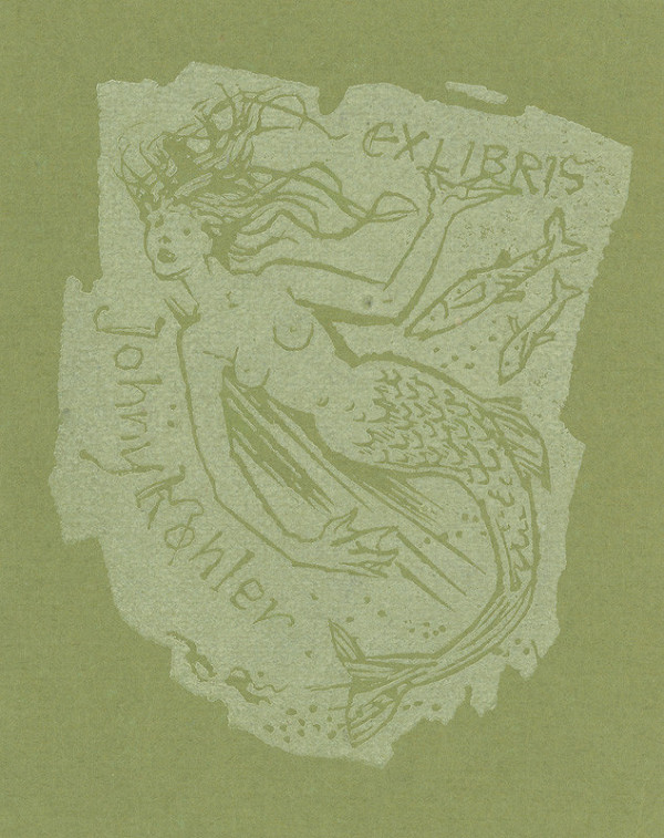 Jaroslav Vodrážka – Ex libris Johny Kohler 