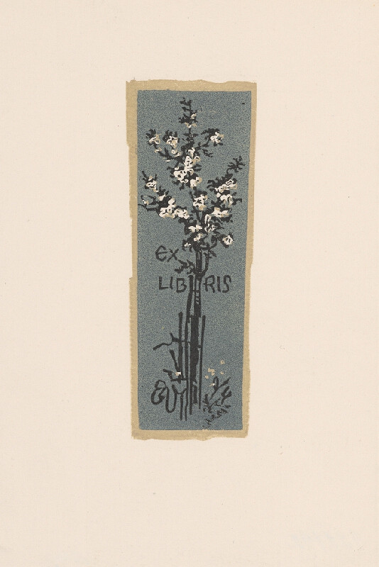 Jaroslav Vodrážka – Ex libris E V 