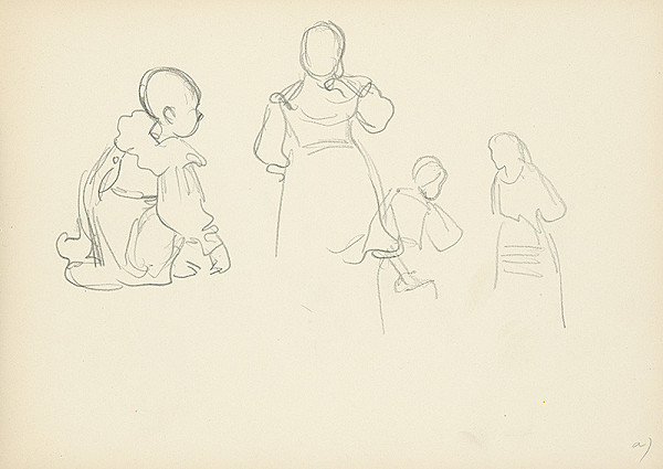 Jaroslav Vodrážka – Štúdia štyroch postáv 