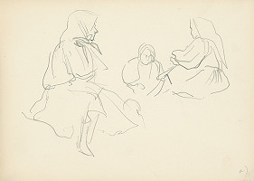 Jaroslav Vodrážka – Tri sediace ženy 