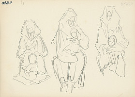 Jaroslav Vodrážka – Štúdia troch matiek s deťmi 