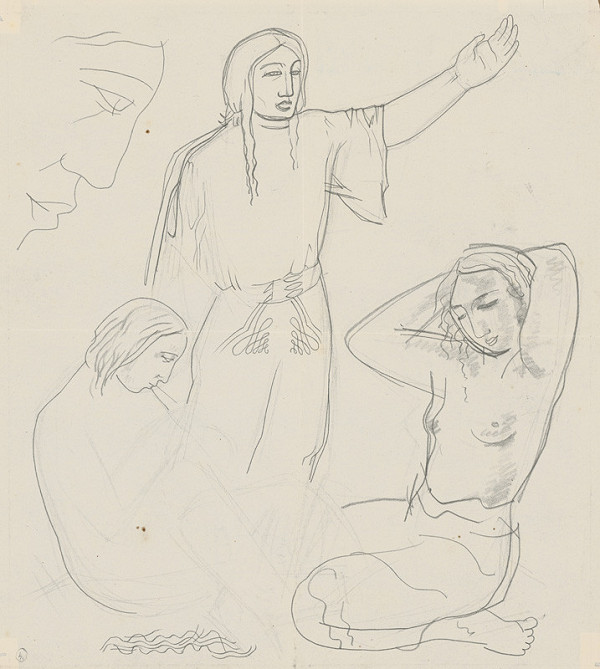 Mikuláš Galanda – Štúdia postáv k obrazu 