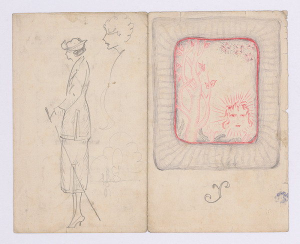 Mikuláš Galanda – Pod stromom. Študijné kresby 