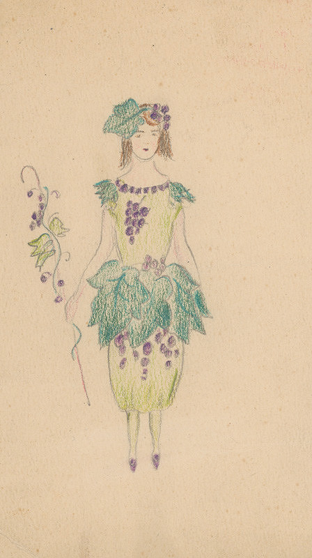 Mikuláš Galanda – Kvetinová kostýmová štúdia 