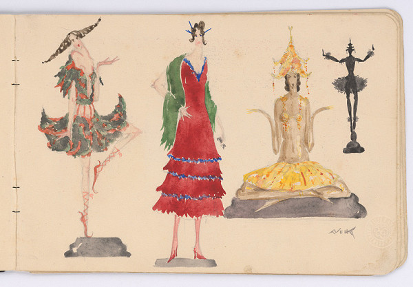 Mikuláš Galanda – Kostýmové štúdie 