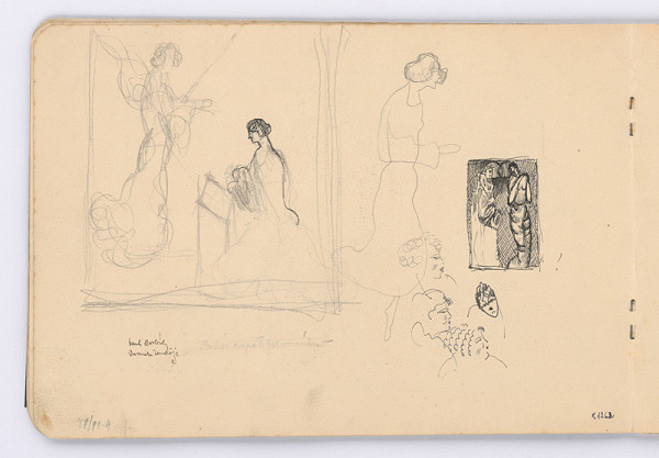 Mikuláš Galanda – Kresebné štúdie ženských postáv a portrétov 