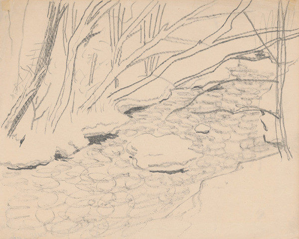 Mikuláš Galanda – Stromy pri potoku 