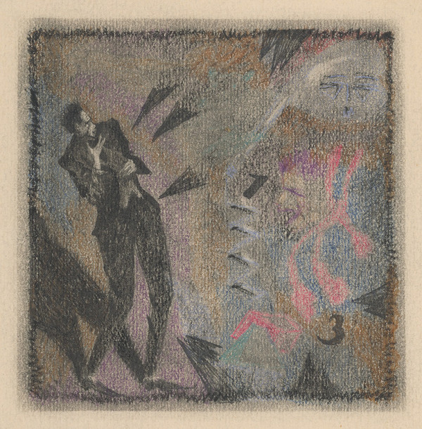 Mikuláš Galanda – Postava muža v čiernom s vidinou 