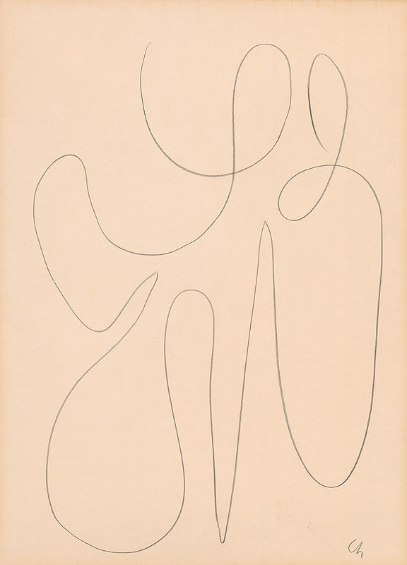 Serge Charchoune – Ornamentálny motív XXIV. 