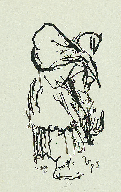 Jaroslav Vodrážka – Žena s batohom 