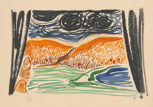 Mikuláš Galanda – Návrh na scénu: I.Hanptmann:Rose Bernhartová 