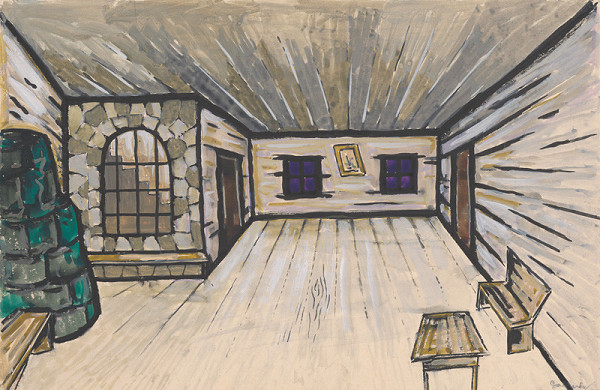 Mikuláš Galanda – Návrh na scény pre SND 