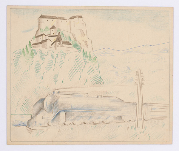 Mikuláš Galanda – Štúdia idúceho vlaku 