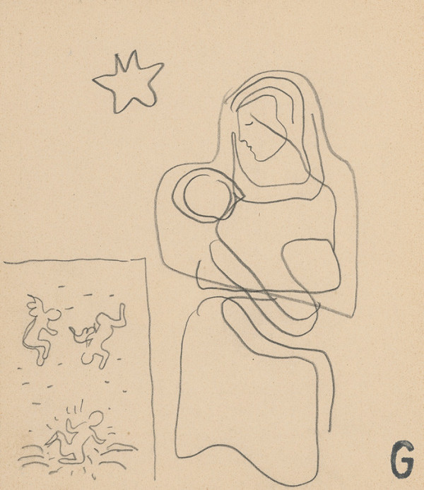 Mikuláš Galanda – Matka s dieťaťom a hviezdou