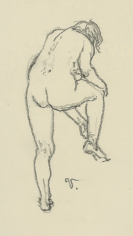 Jaroslav Vodrážka – Štúdia aktu - žena V. 