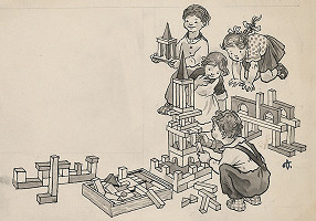 Jaroslav Vodrážka – Deti a stavebnica I. 