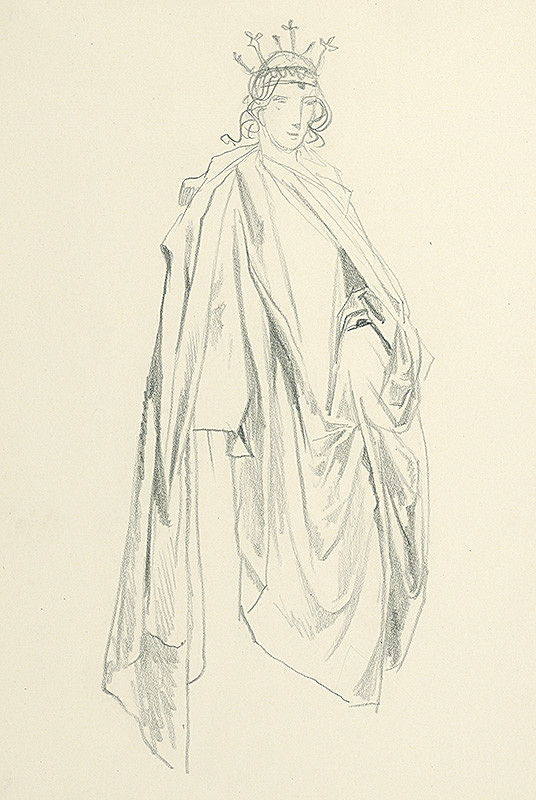 Jaroslav Vodrážka – Postava v bohato riasenom odeve 