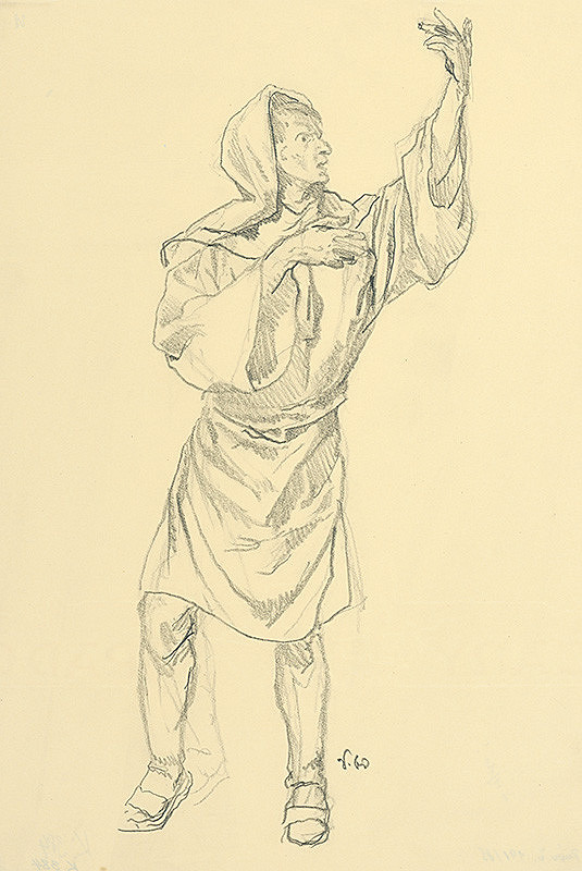 Jaroslav Vodrážka – Postava muža so vztýčenou ľavicou 