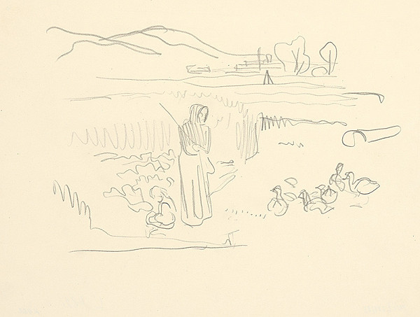 Jaroslav Vodrážka – Pasenie husí 