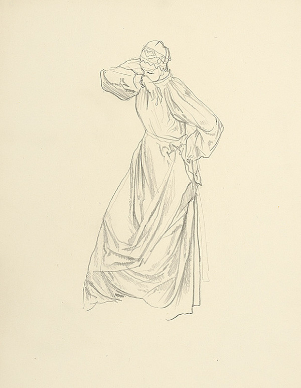 Jaroslav Vodrážka – Postava ženy s rukou pred tvárou 