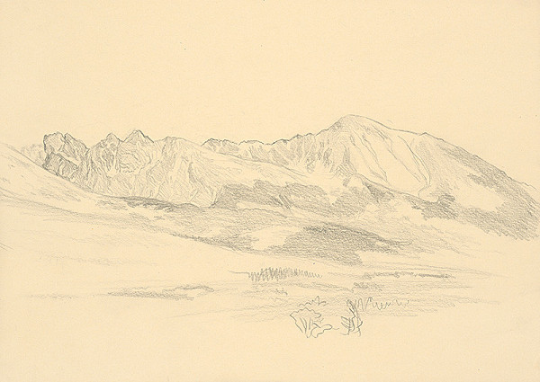 Jaroslav Vodrážka – Krajina s vrchmi 