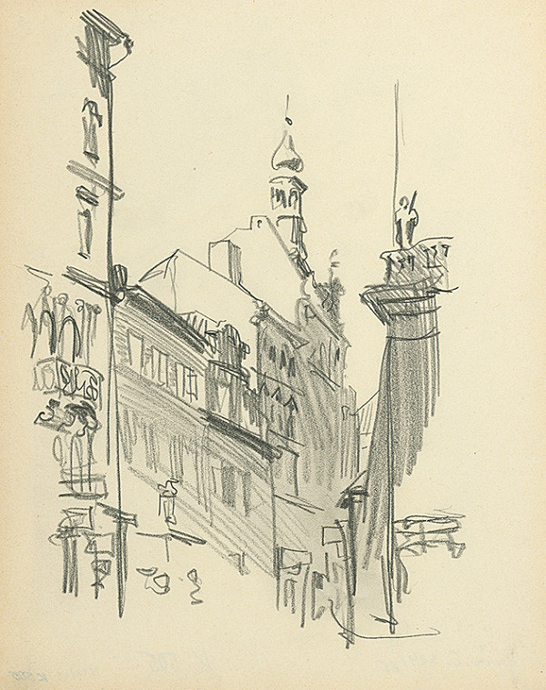 Jaroslav Vodrážka – Z uličky pri chráme sv. Jakuba I. 