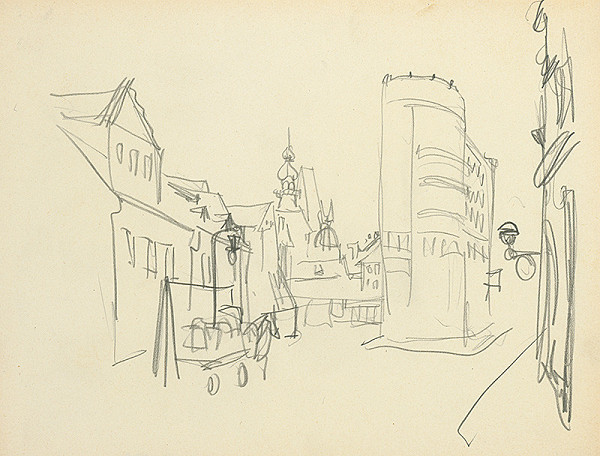 Jaroslav Vodrážka – Z uličky pri chráme sv. Jakuba IV. 