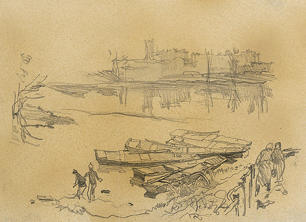 Jaroslav Vodrážka – Loďky na rieke 