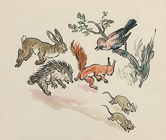 Jaroslav Vodrážka – Utekajúce zvieratká 